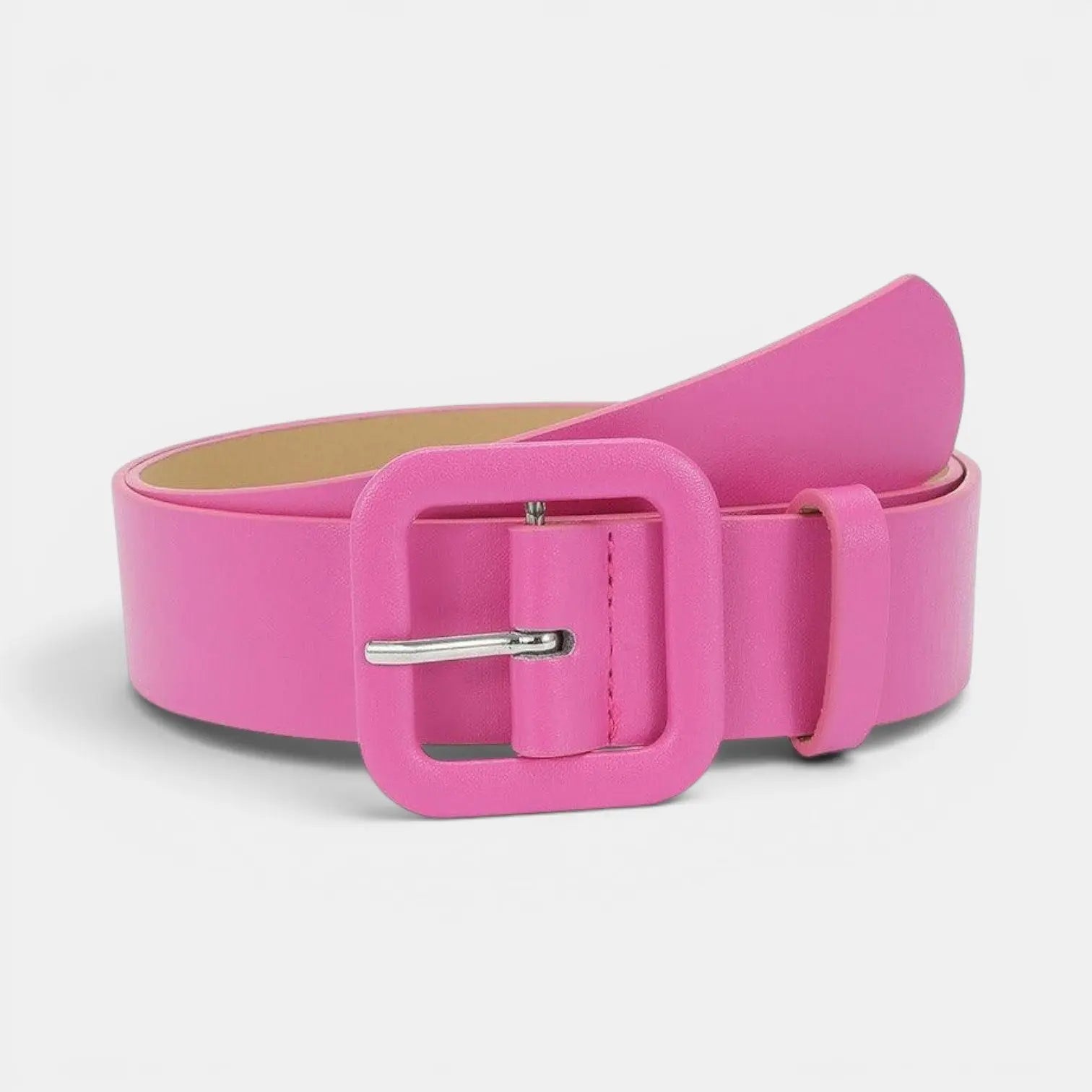 Ceinture Simili Vegan Femme Boucle Carrée Colorée | Teivox La Maison de la Ceinture