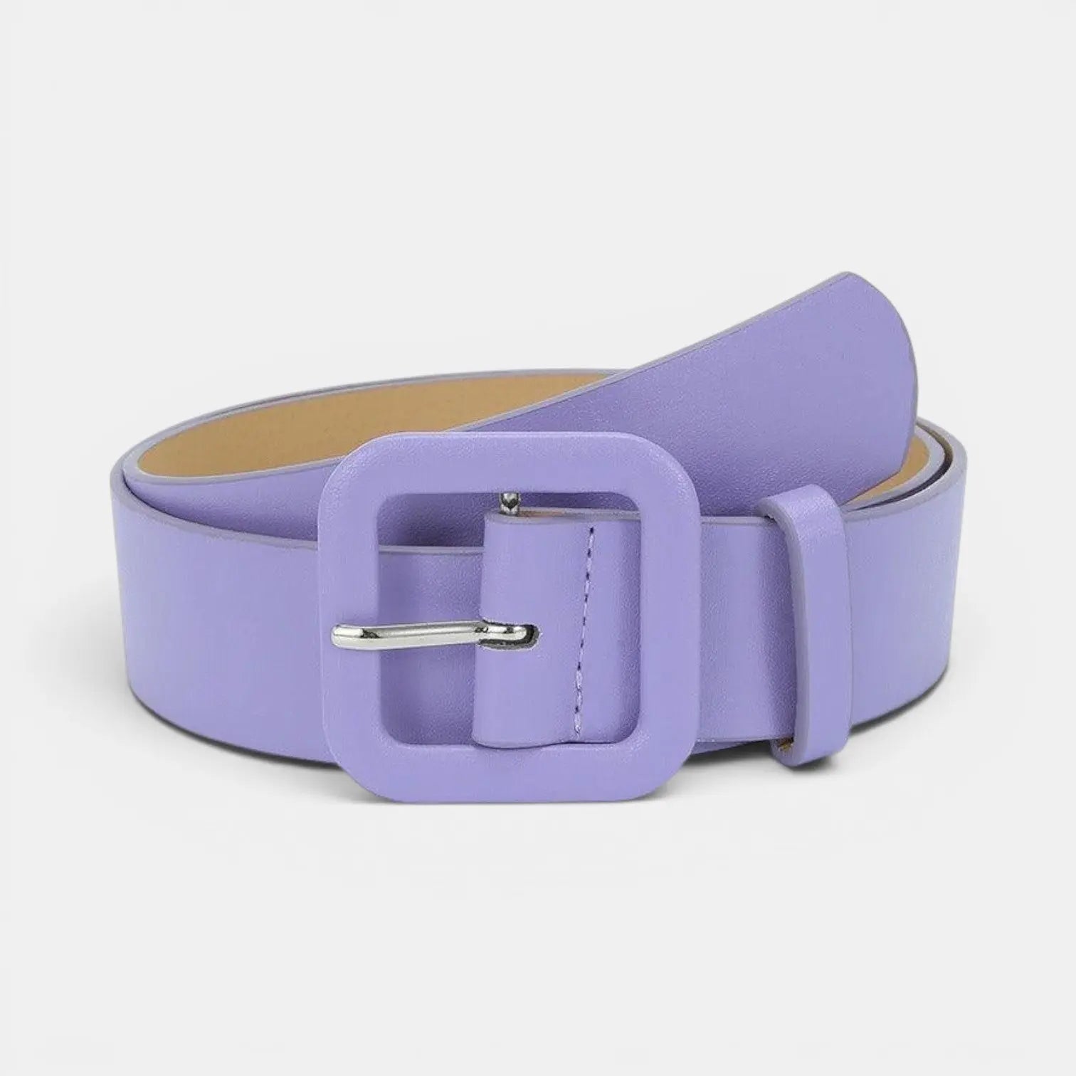Ceinture Simili Vegan Femme Boucle Carrée Colorée | Teivox La Maison de la Ceinture