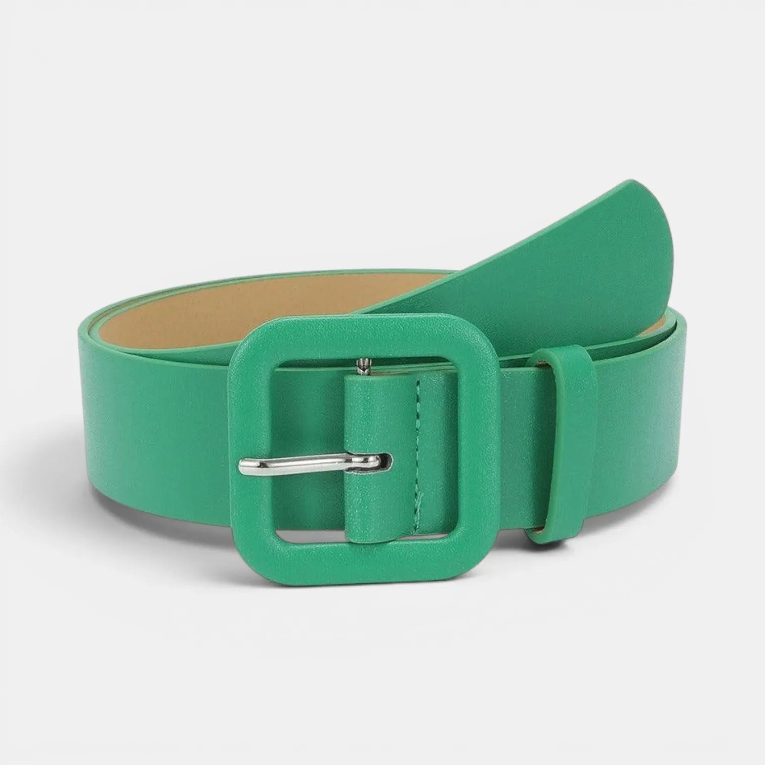 Ceinture Simili Vegan Femme Boucle Carrée Colorée | Teivox La Maison de la Ceinture