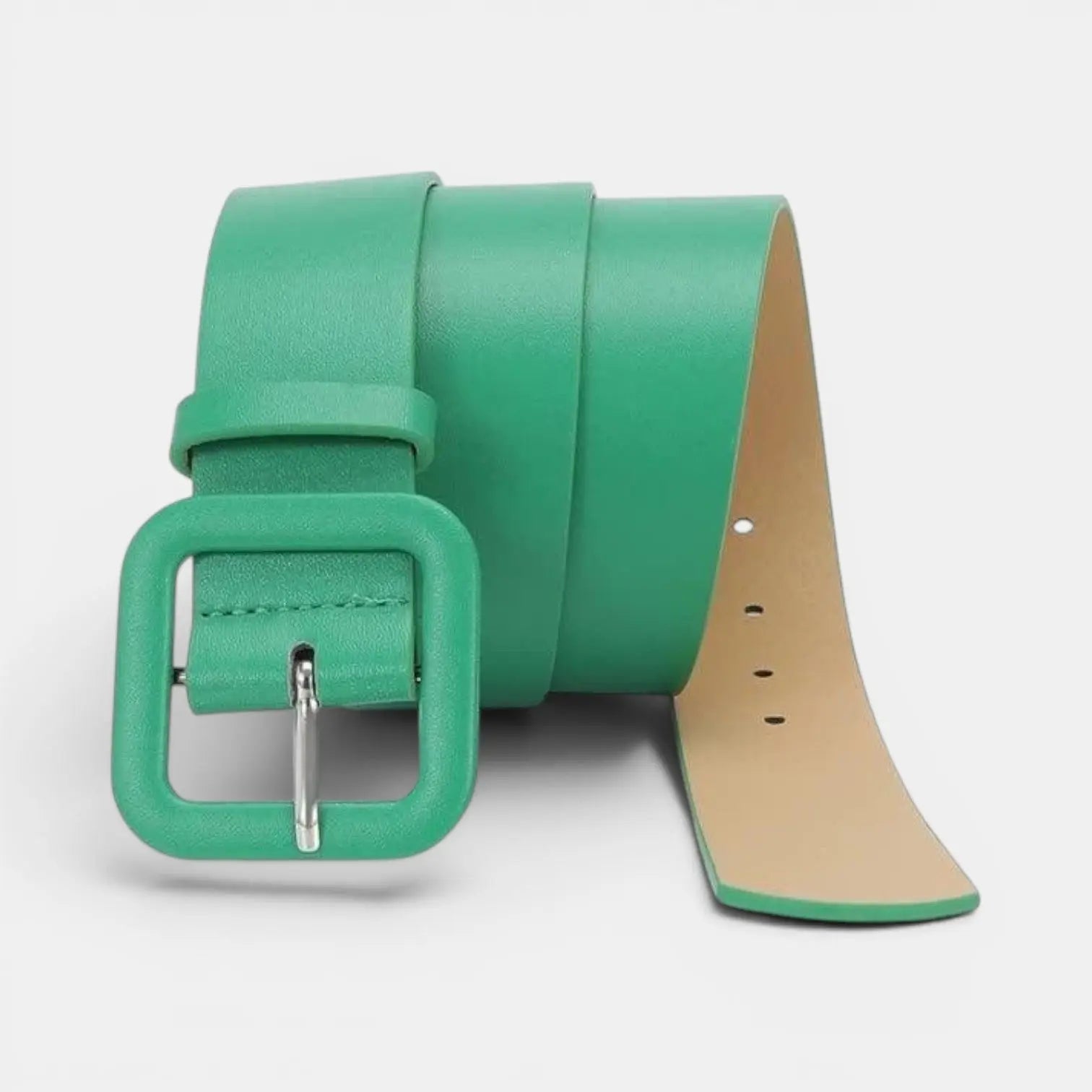 Ceinture Simili Vegan Femme Boucle Carrée Colorée | Teivox La Maison de la Ceinture
