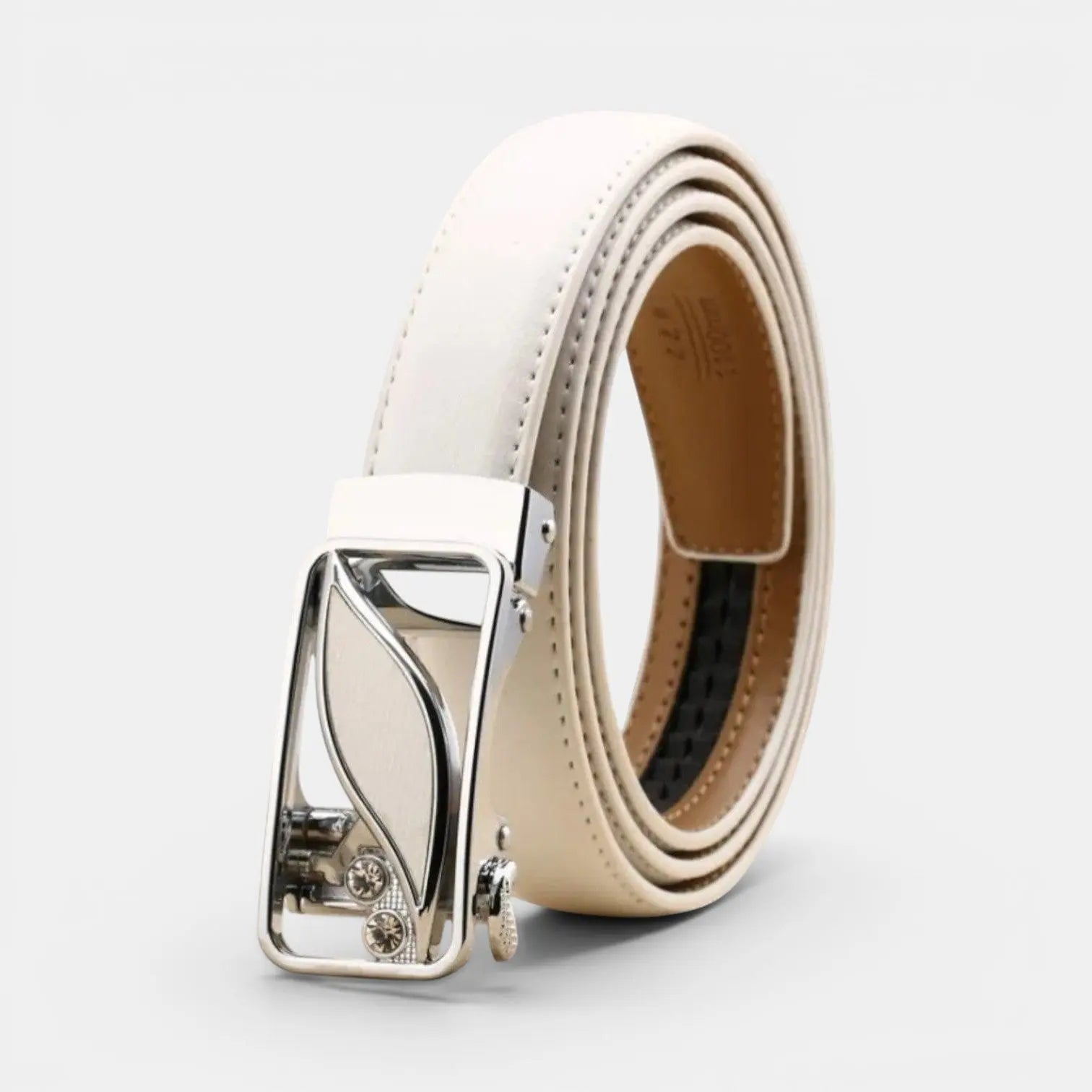 Ceinture Automatique Cuir Femme Boucle Décorative Strass | Zelvex La Maison de la Ceinture