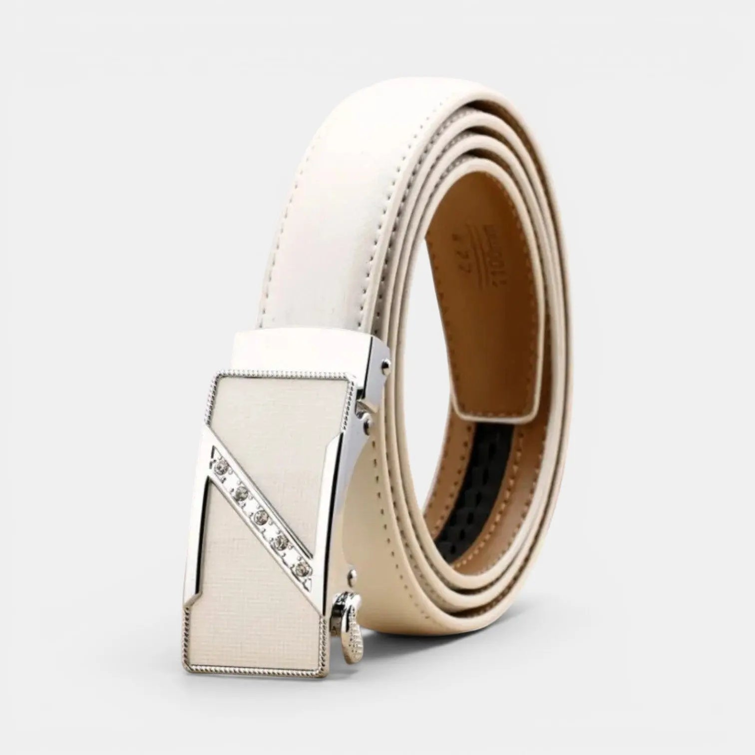 Ceinture Automatique Cuir Femme Boucle Décorative Strass | Zelvex La Maison de la Ceinture