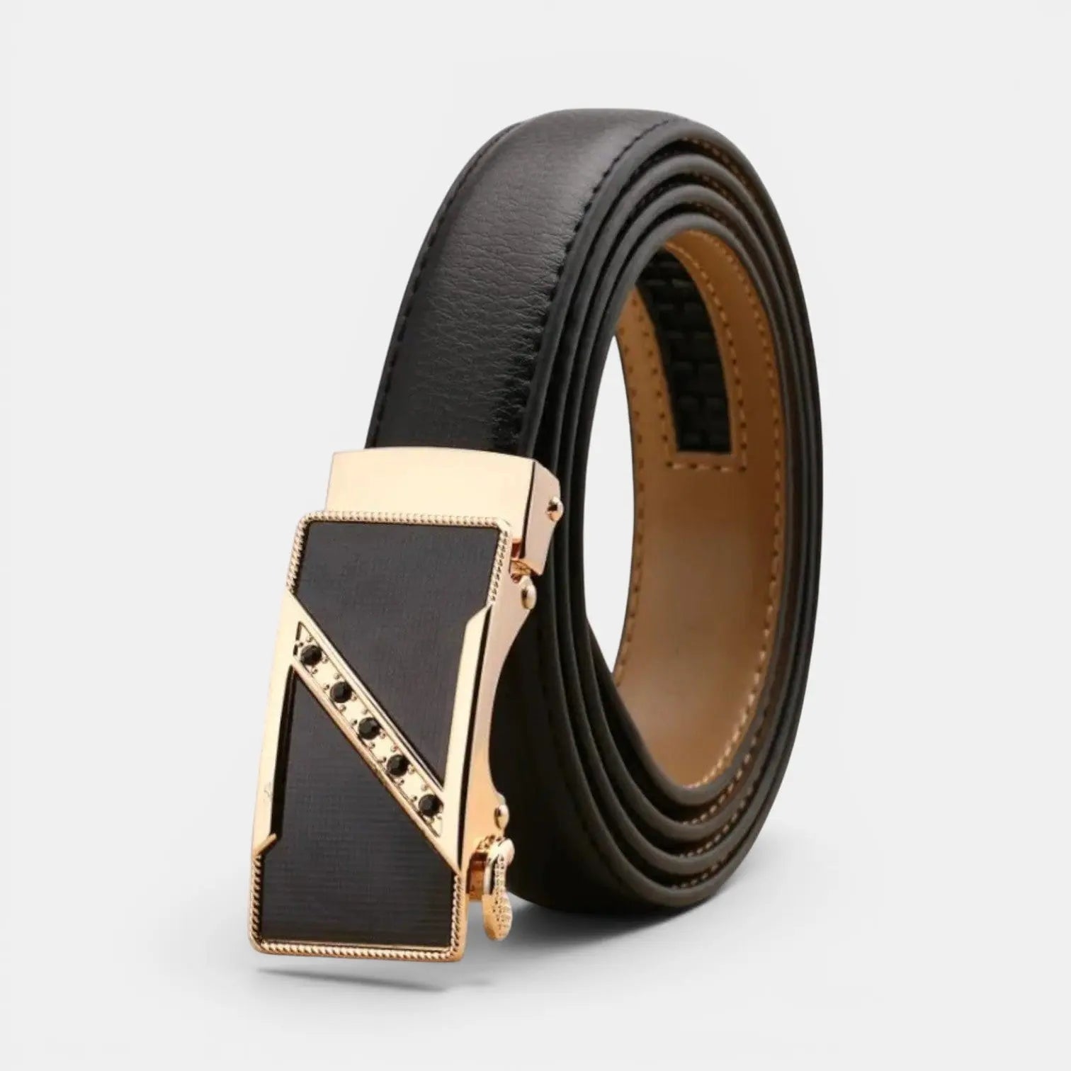 Ceinture Automatique Cuir Femme Boucle Décorative Strass | Zelvex La Maison de la Ceinture