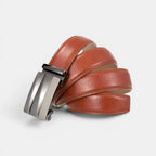 Ceinture Formelle Cuir Vieilli Boucle Automatique Homme | Strivar La Maison de la Ceinture
