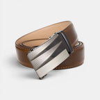 Ceinture Formelle Cuir Vieilli Boucle Automatique Homme | Strivar La Maison de la Ceinture