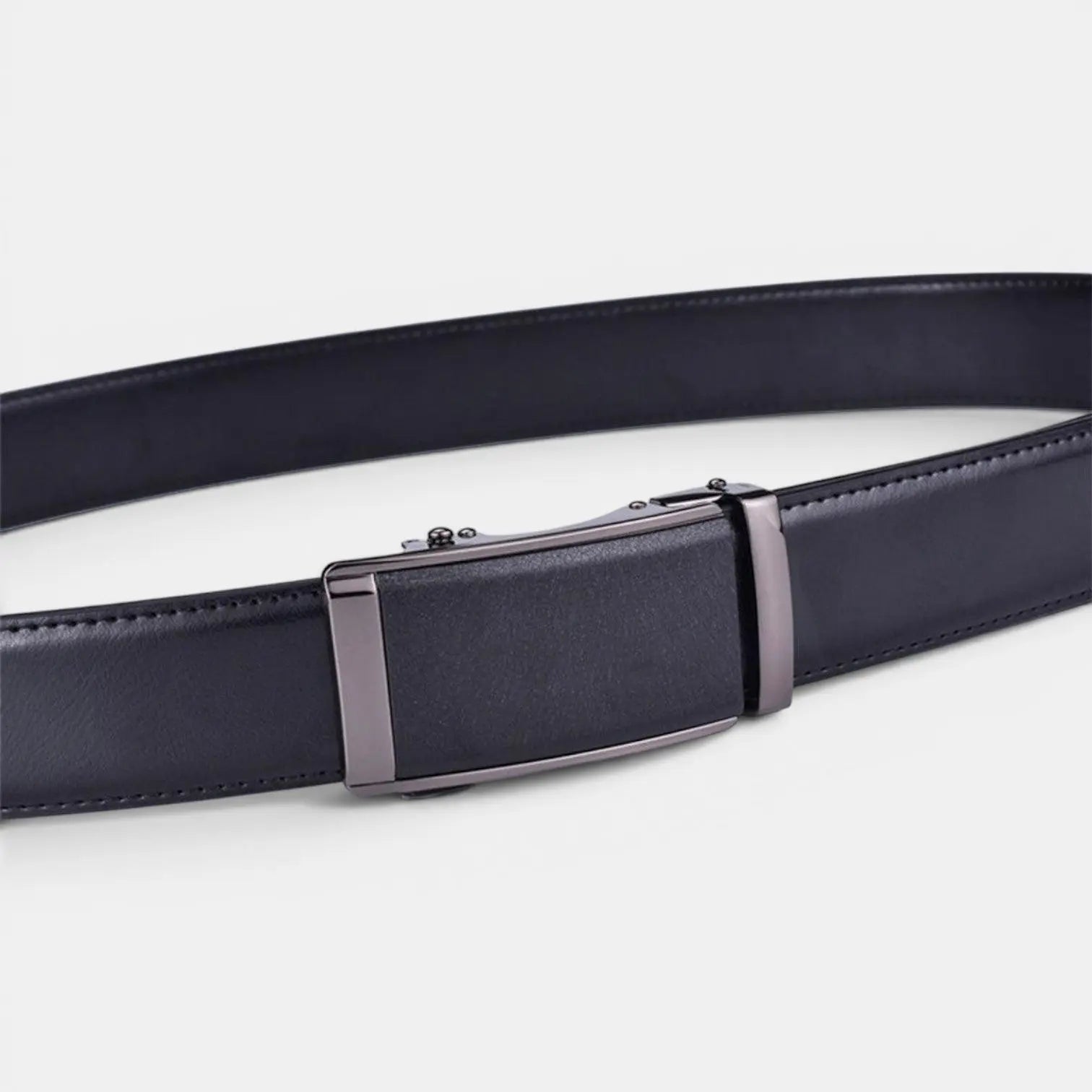 Ceinture Cuir Formelle Homme Boucle Automatique Noire | Forme La Maison de la Ceinture
