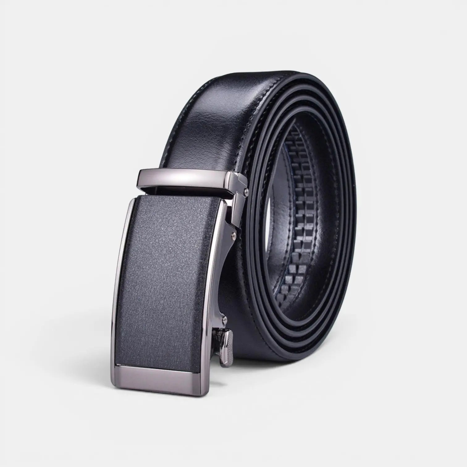 Ceinture Cuir Formelle Homme Boucle Automatique Noire | Forme La Maison de la Ceinture
