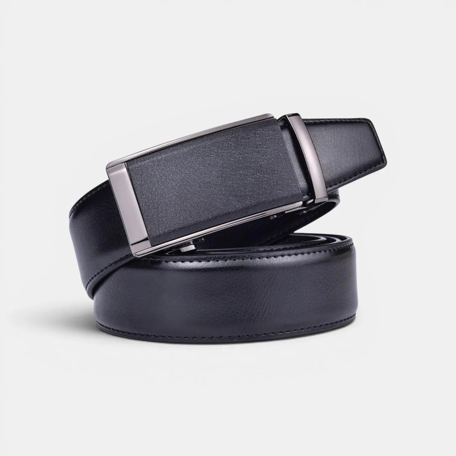Ceinture Cuir Formelle Homme Boucle Automatique Noire | Forme La Maison de la Ceinture