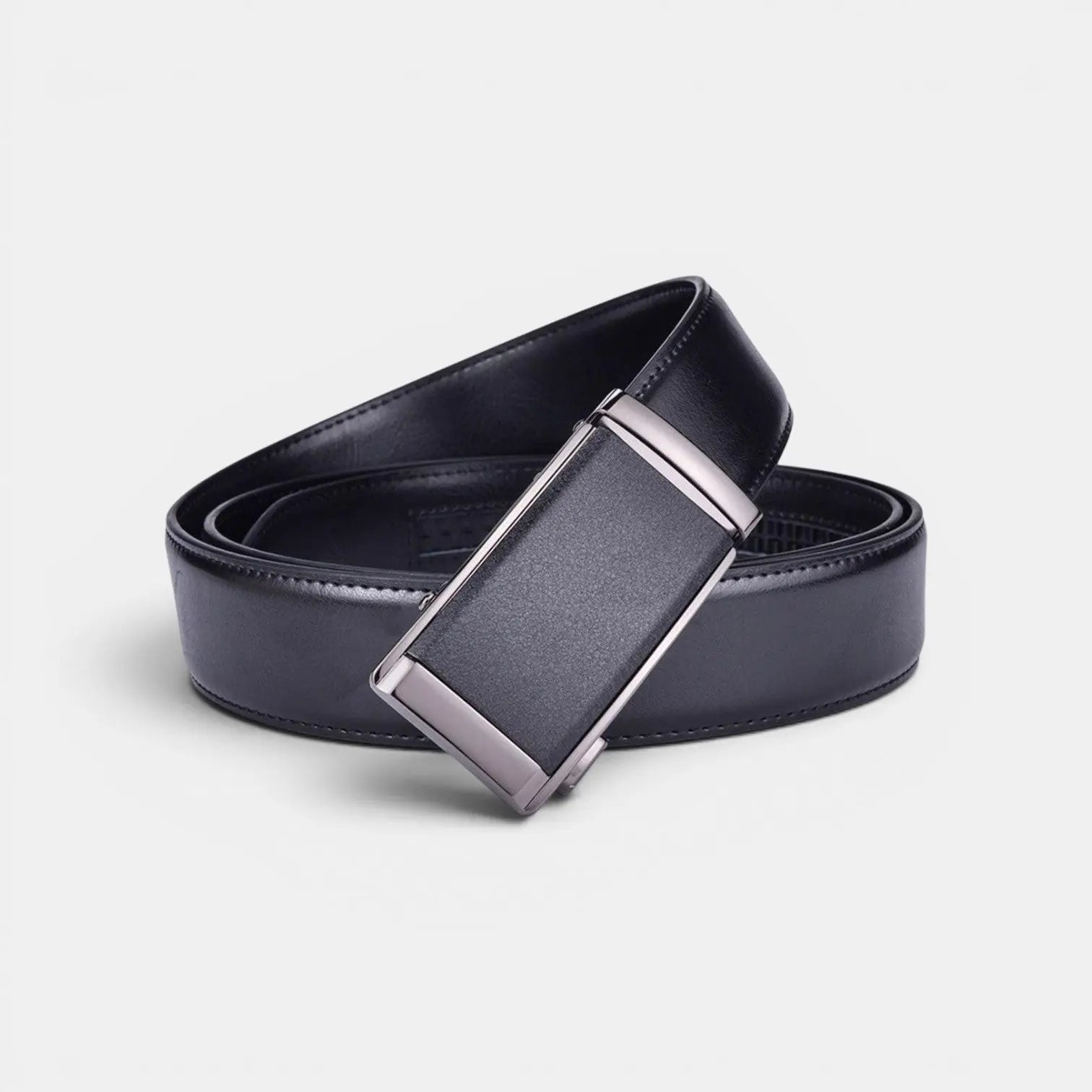 Ceinture Cuir Formelle Homme Boucle Automatique Noire | Forme La Maison de la Ceinture