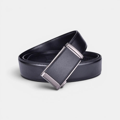 Ceinture Cuir Formelle Homme Boucle Automatique Noire | Forme La Maison de la Ceinture
