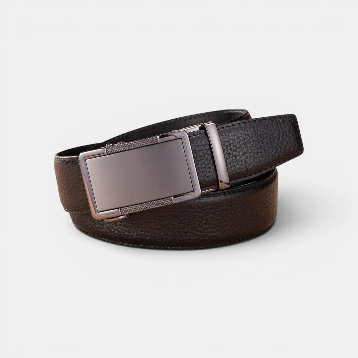 Ceinture Cuir Pleine Fleur Homme Boucle Automatique | Vantrel La Maison de la Ceinture