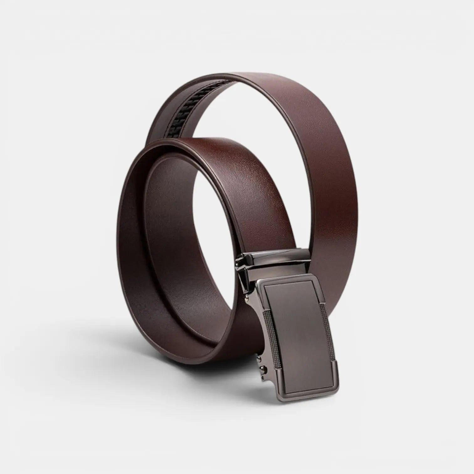 Ceinture Cuir Pleine Fleur Homme Boucle Automatique | Vantrel La Maison de la Ceinture