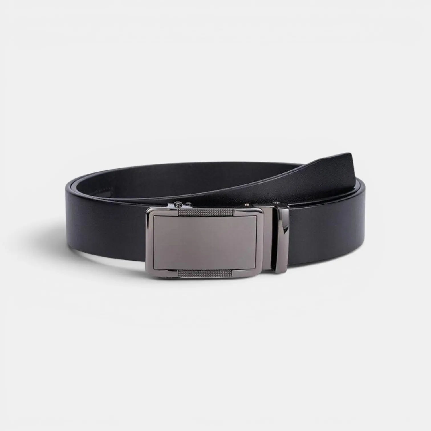 Ceinture Cuir Pleine Fleur Homme Boucle Automatique | Vantrel La Maison de la Ceinture