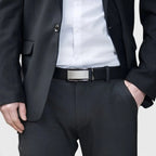 Ceinture Cuir Pleine Fleur Boucle Automatique Homme | Lucvox La Maison de la Ceinture