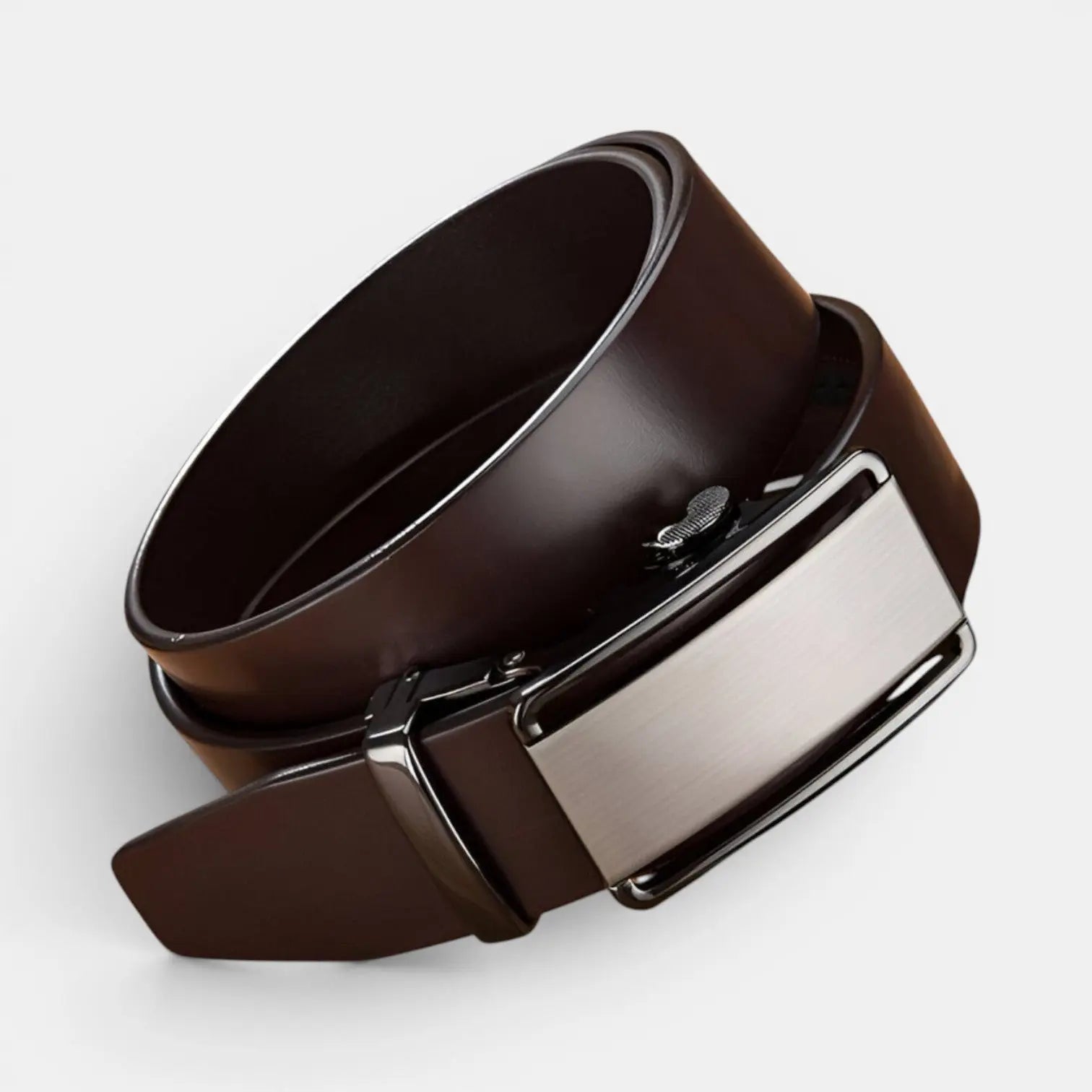 Ceinture Cuir Pleine Fleur Boucle Automatique Homme | Lucvox La Maison de la Ceinture
