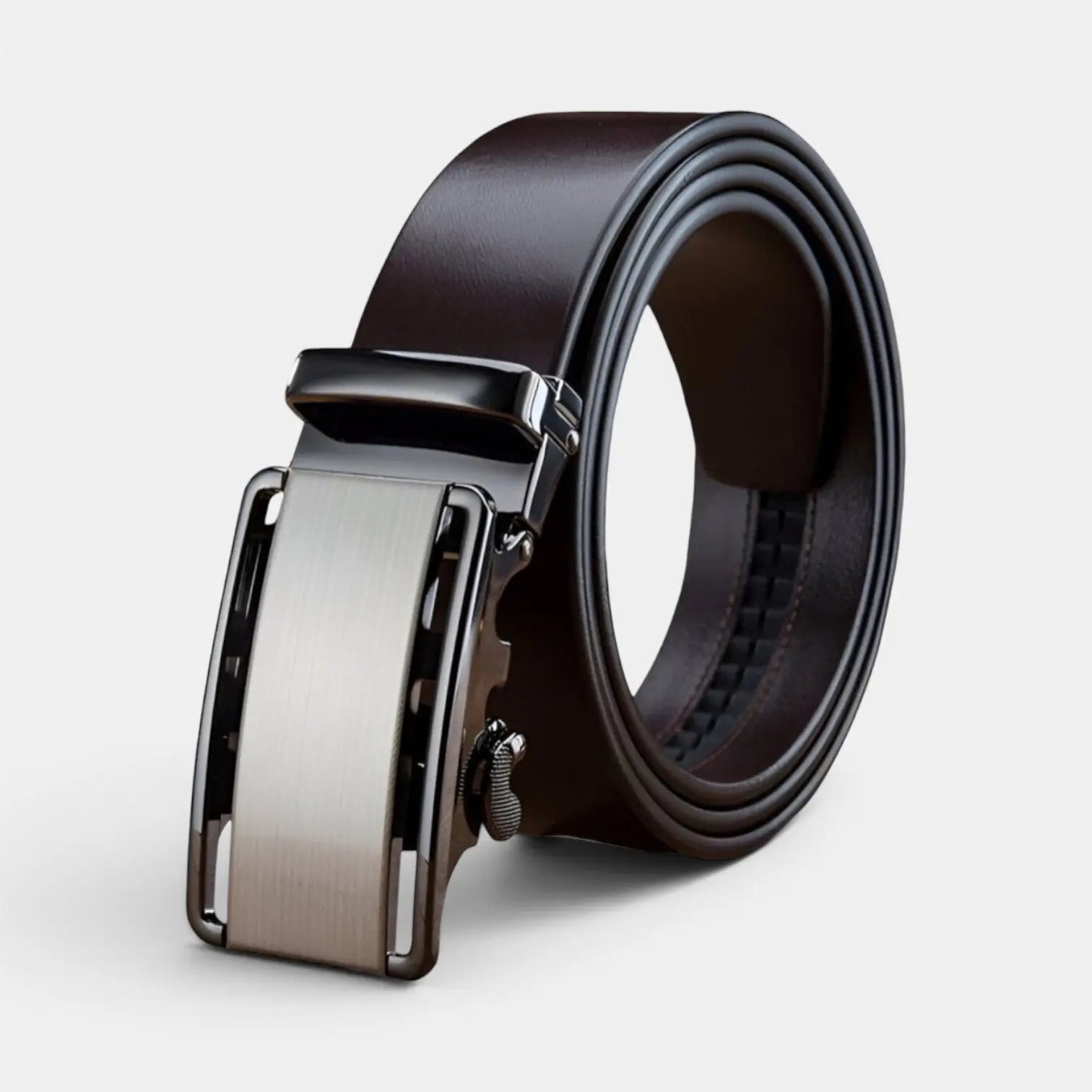 Ceinture Cuir Pleine Fleur Boucle Automatique Homme | Lucvox La Maison de la Ceinture