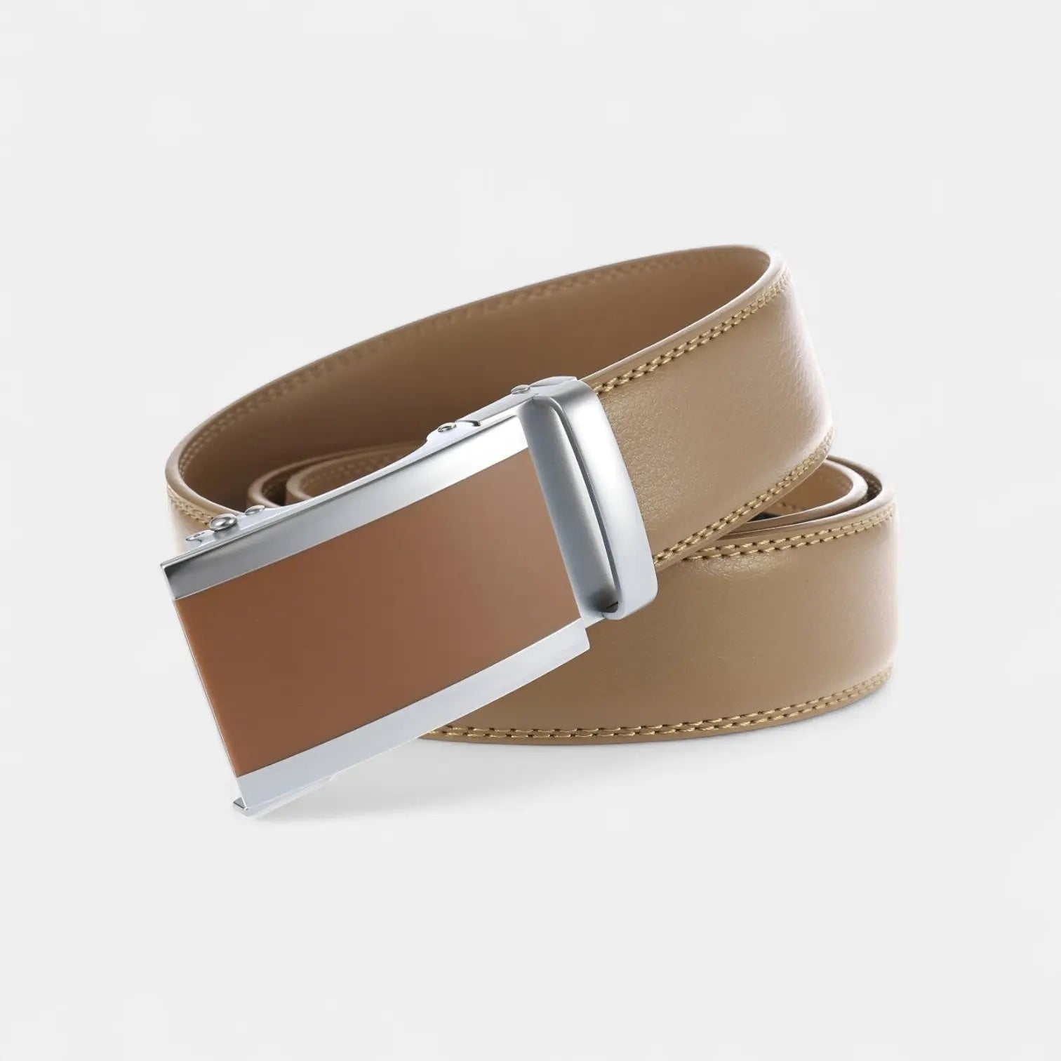 Ceinture Cuir Homme Costume Boucle Automatique Argentée | Veltax La Maison de la Ceinture