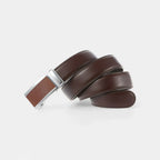 Ceinture Cuir Homme Costume Boucle Automatique Argentée | Veltax La Maison de la Ceinture