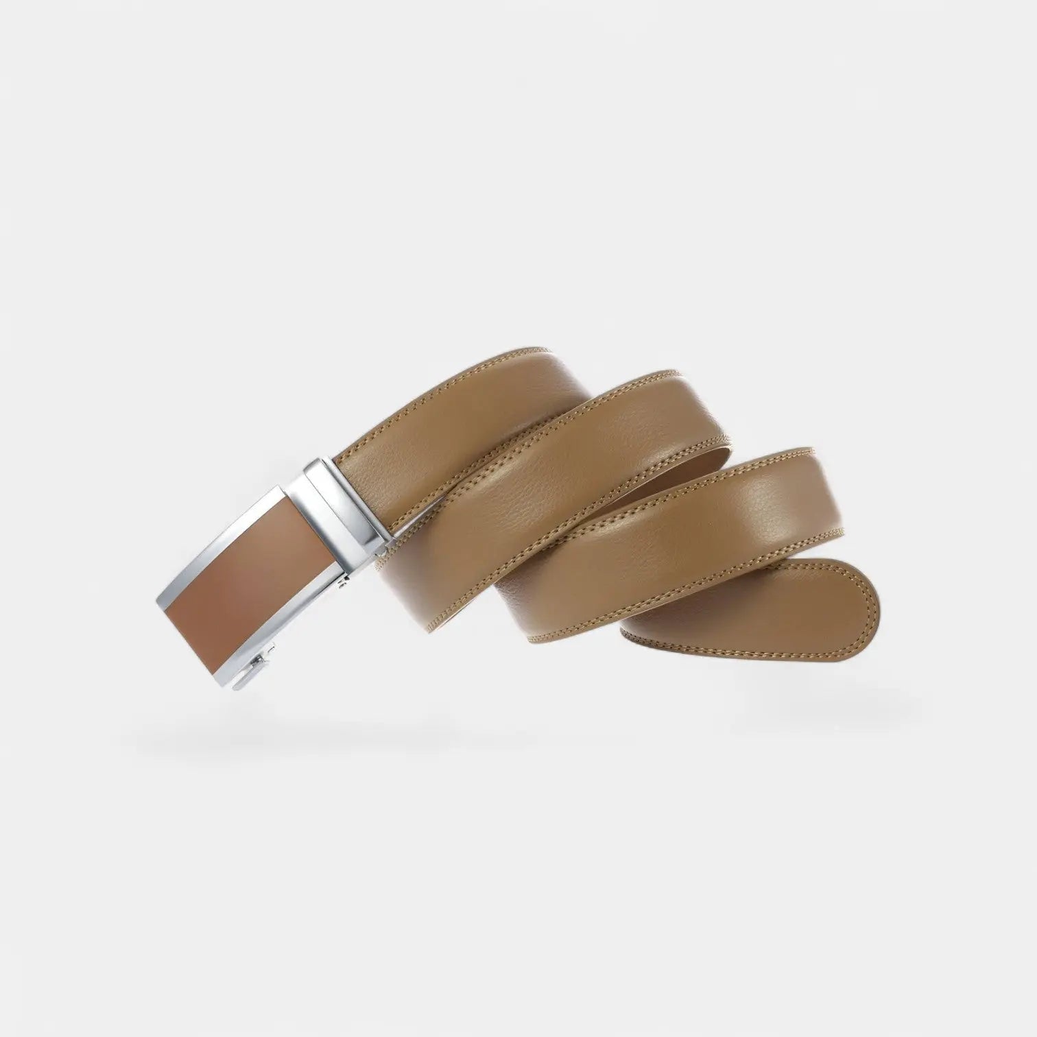 Ceinture Cuir Homme Costume Boucle Automatique Argentée | Veltax La Maison de la Ceinture