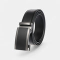 Ceinture Cuir Homme Costume Boucle Automatique Argentée | Veltax La Maison de la Ceinture