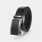 Ceinture Cuir Homme Costume Boucle Automatique Argentée | Veltax La Maison de la Ceinture