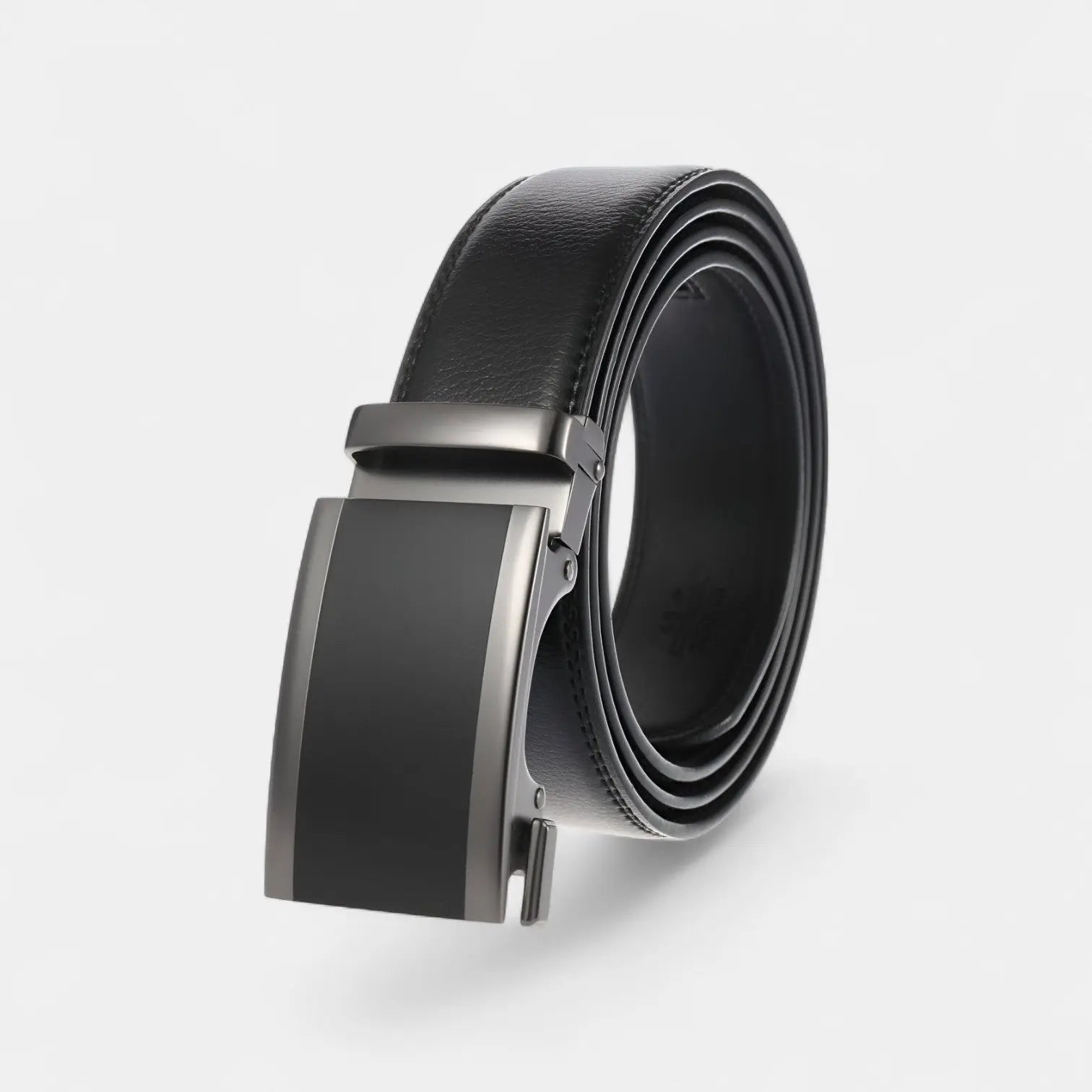 Ceinture Cuir Homme Costume Boucle Automatique Argentée | Veltax La Maison de la Ceinture