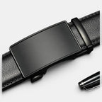 Ceinture Formelle Cuir Lisse Boucle Automatique Homme | Birvox La Maison de la Ceinture