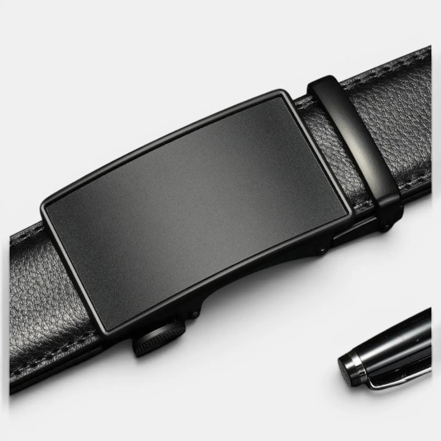 Ceinture Formelle Cuir Lisse Boucle Automatique Homme | Birvox La Maison de la Ceinture