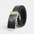 Ceinture Cuir Homme Boucle Automatique Costume Noire | Kelvarn