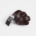 Ceinture Cuir Homme Boucle Automatique Costume Noire | Kelvarn