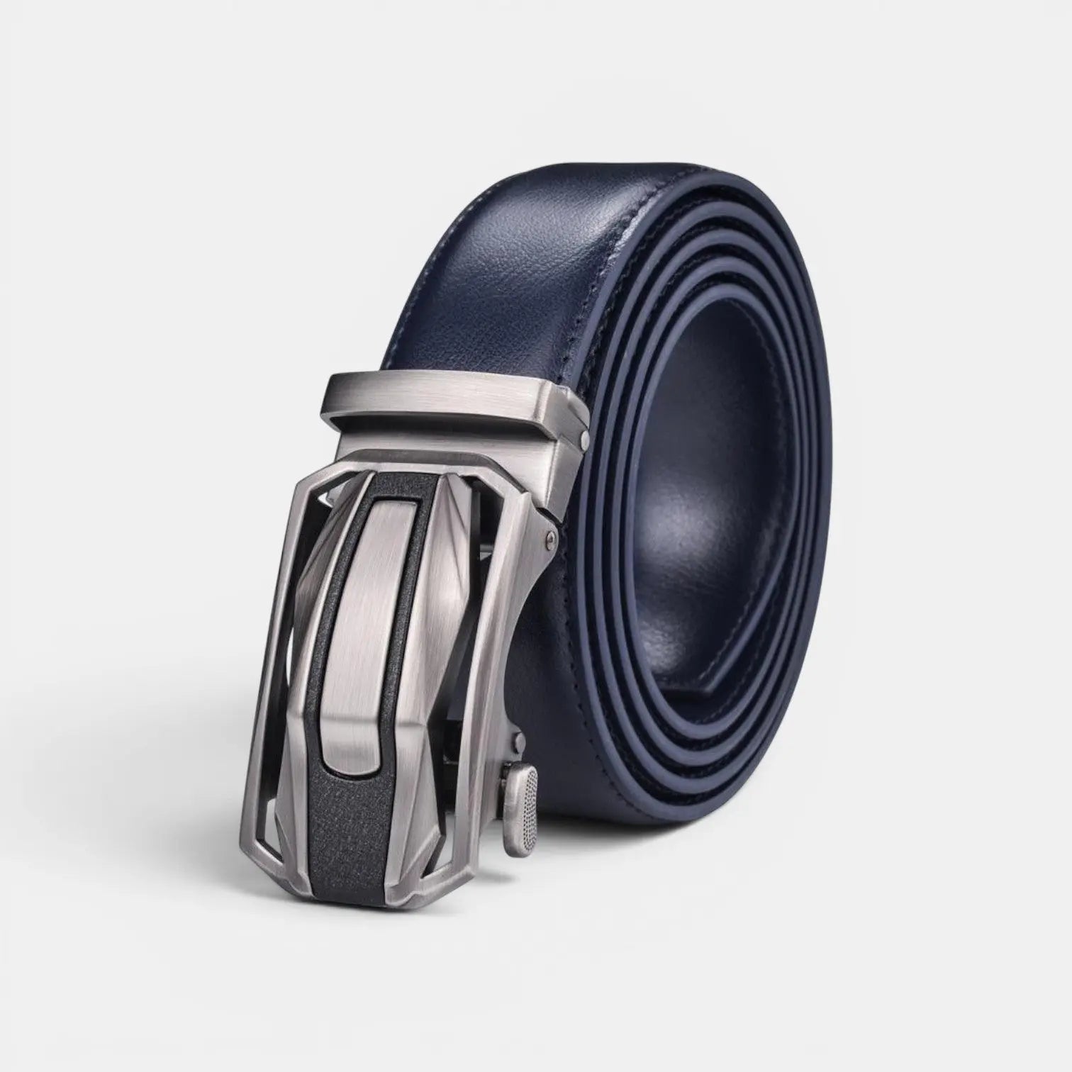 Ceinture Cuir Lisse Formelle Homme Boucle Automatique | Morvex La Maison de la Ceinture
