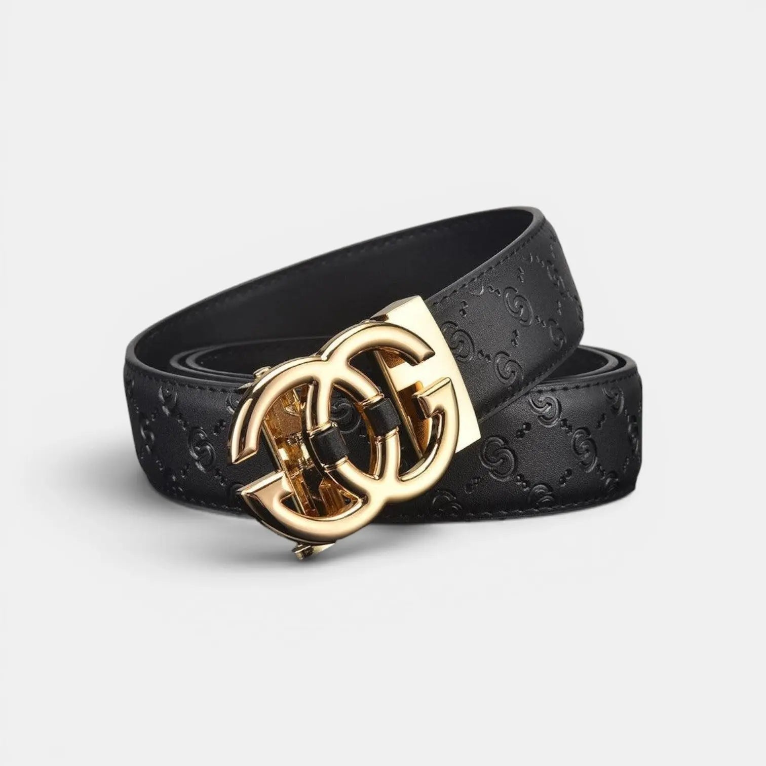 Ceinture Formelle Cuir Texturé Homme Boucle Automatique | Golvax La Maison de la Ceinture