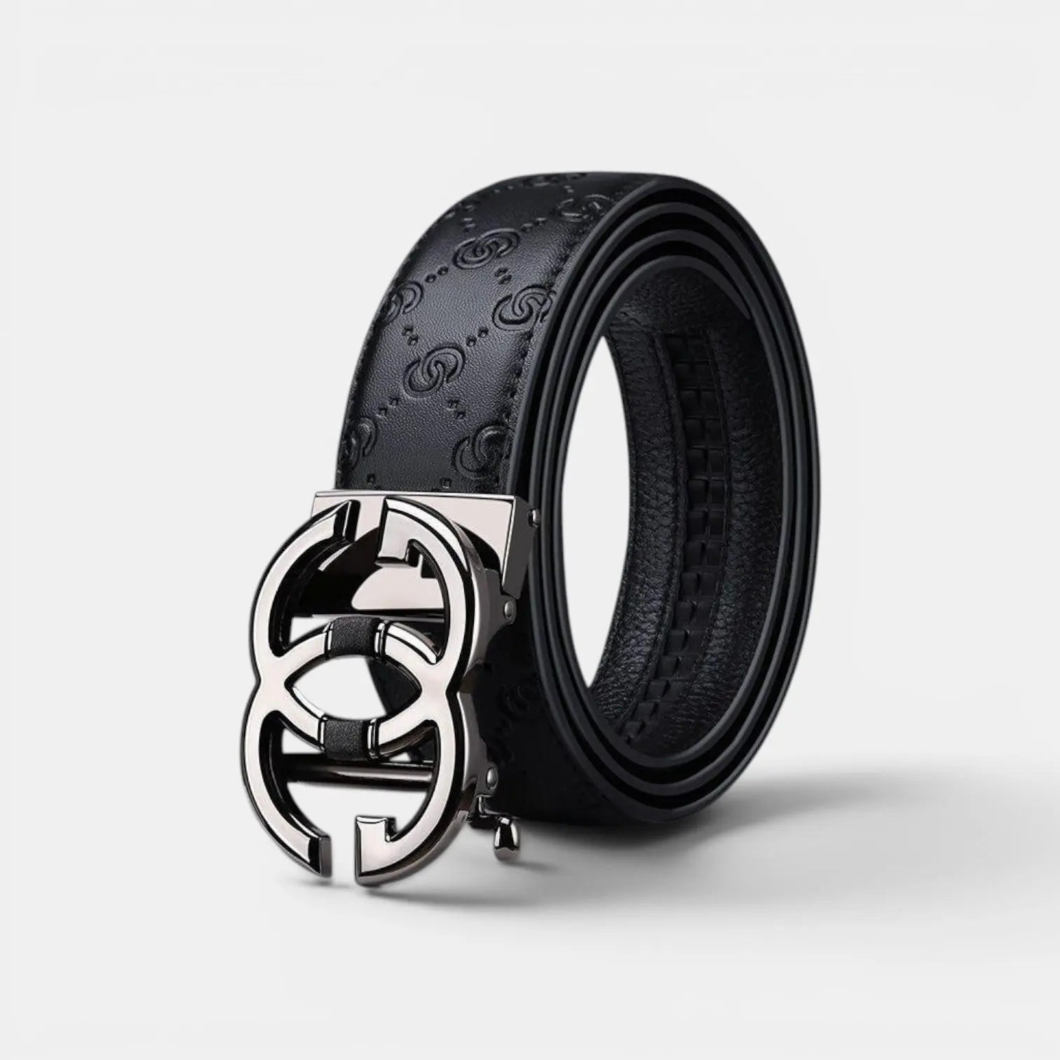 Ceinture Formelle Cuir Texturé Homme Boucle Automatique | Golvax La Maison de la Ceinture