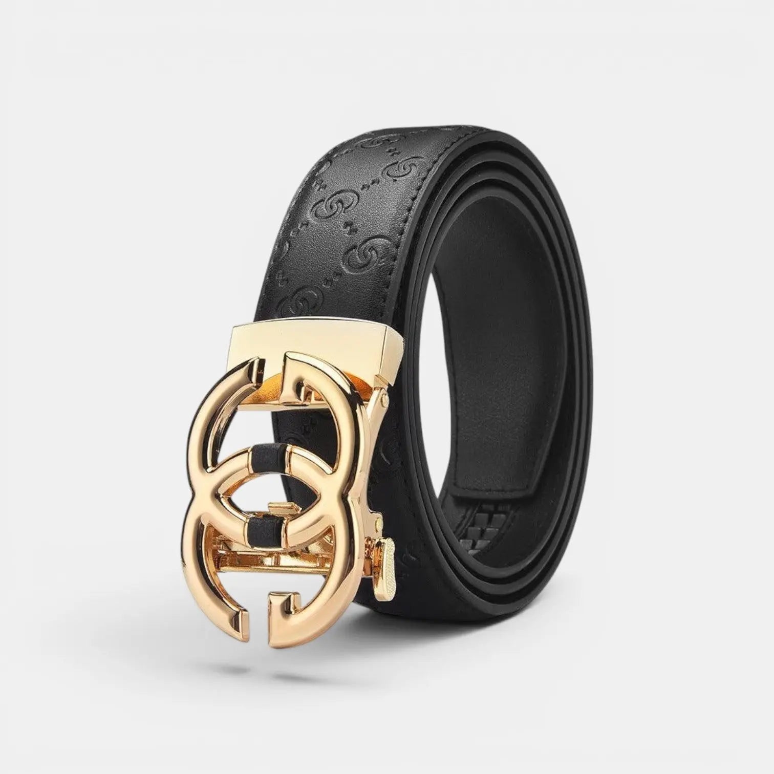 Ceinture Formelle Cuir Texturé Homme Boucle Automatique | Golvax La Maison de la Ceinture