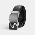 Ceinture Cuir Homme Boucle Automatique Formelle Noire | Varkel