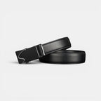 Ceinture Cuir Homme Boucle Automatique Formelle Noire | Varkel