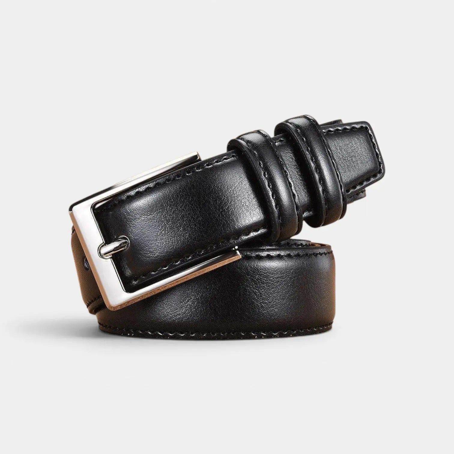 Ceinture Cuir Homme Costume Ardillon Argentée Formelle | Bluvex La Maison de la Ceinture