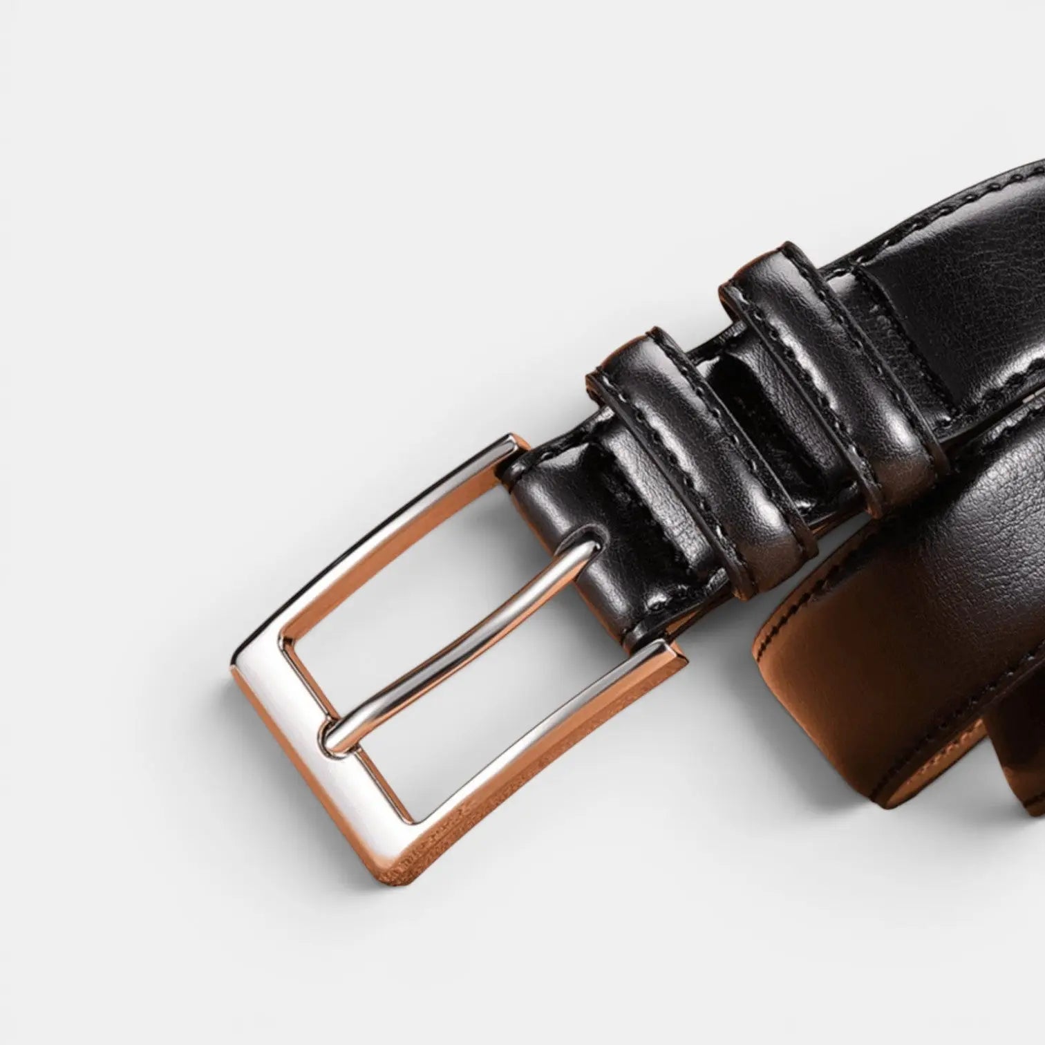 Ceinture Cuir Homme Costume Ardillon Argentée Formelle | Bluvex La Maison de la Ceinture