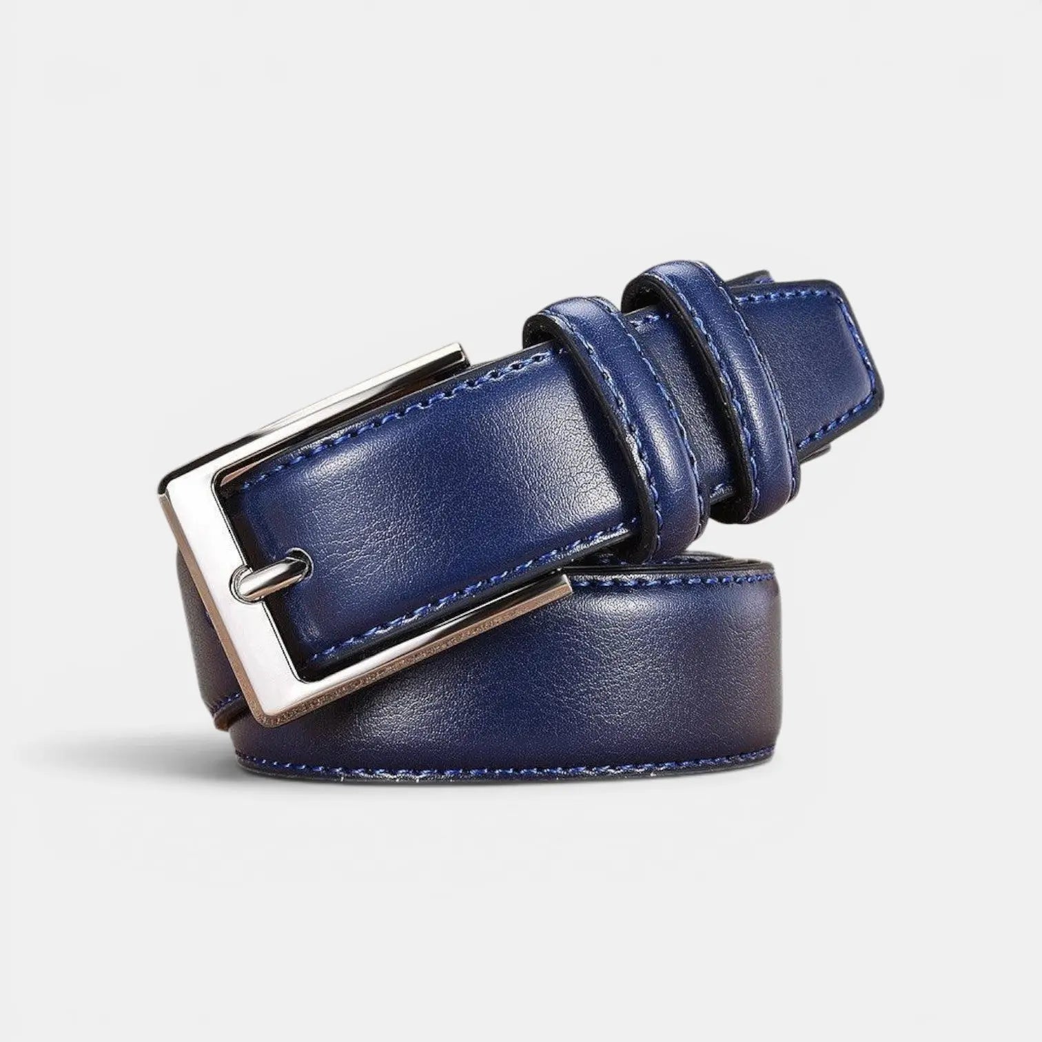 Ceinture Cuir Homme Costume Ardillon Argentée Formelle | Bluvex La Maison de la Ceinture