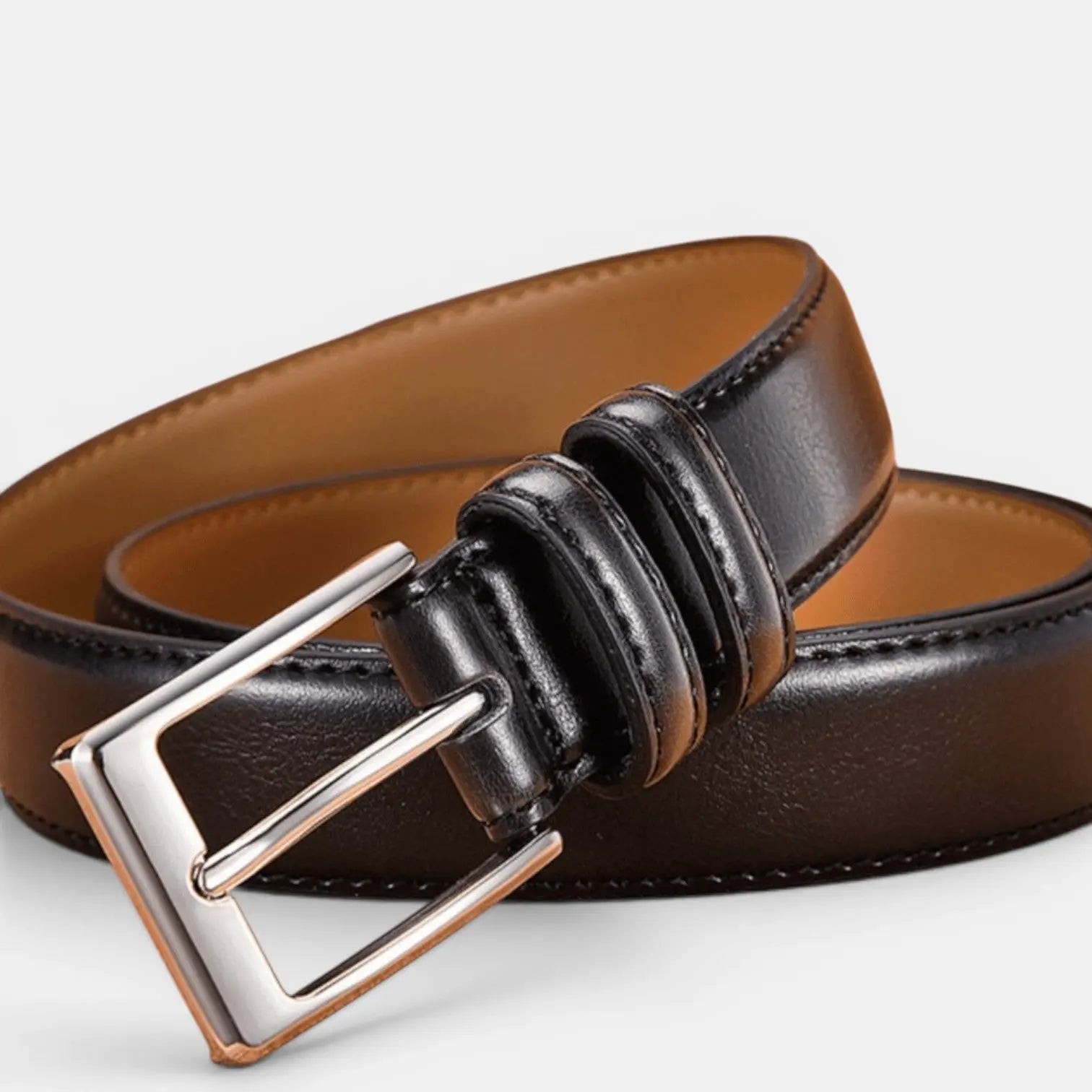 Ceinture Cuir Homme Costume Ardillon Argentée Formelle | Bluvex La Maison de la Ceinture