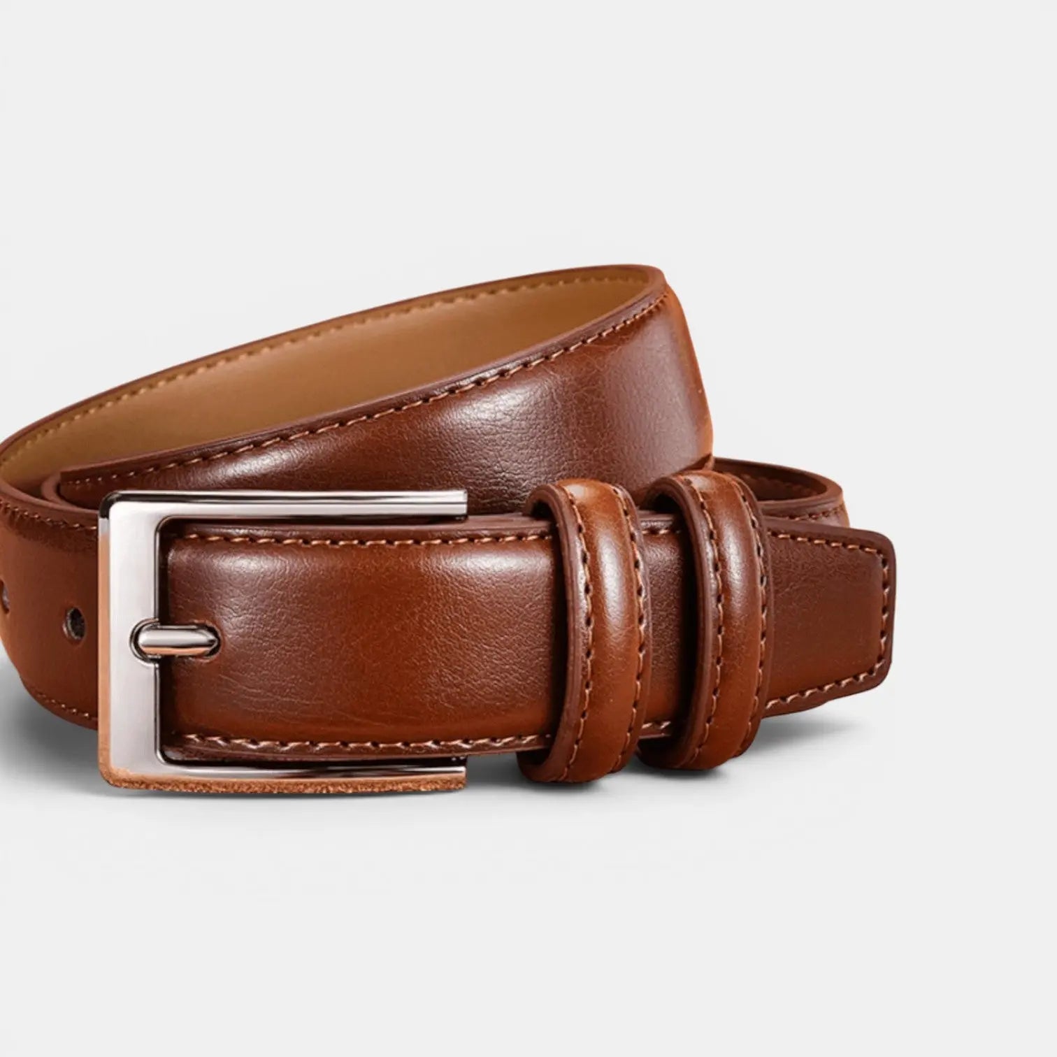 Ceinture Cuir Homme Costume Ardillon Argentée Formelle | Bluvex La Maison de la Ceinture