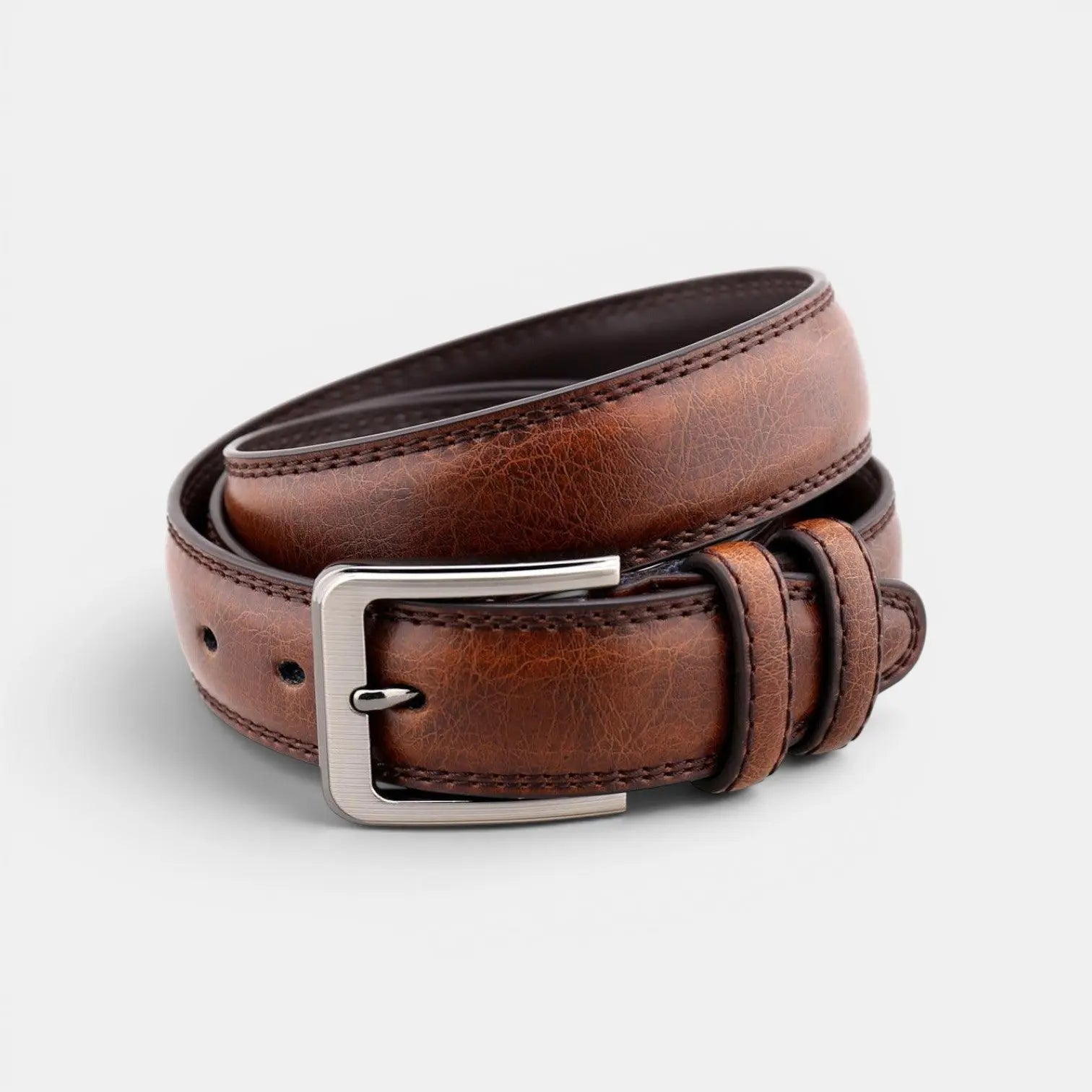 Ceinture Cuir Vieilli Formelle Homme Boucle Ardillon | Vielo La Maison de la Ceinture