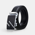 Ceinture Formelle Cuir Lisse Noire Boucle Automatique Homme | Kelvox La Maison de la Ceinture