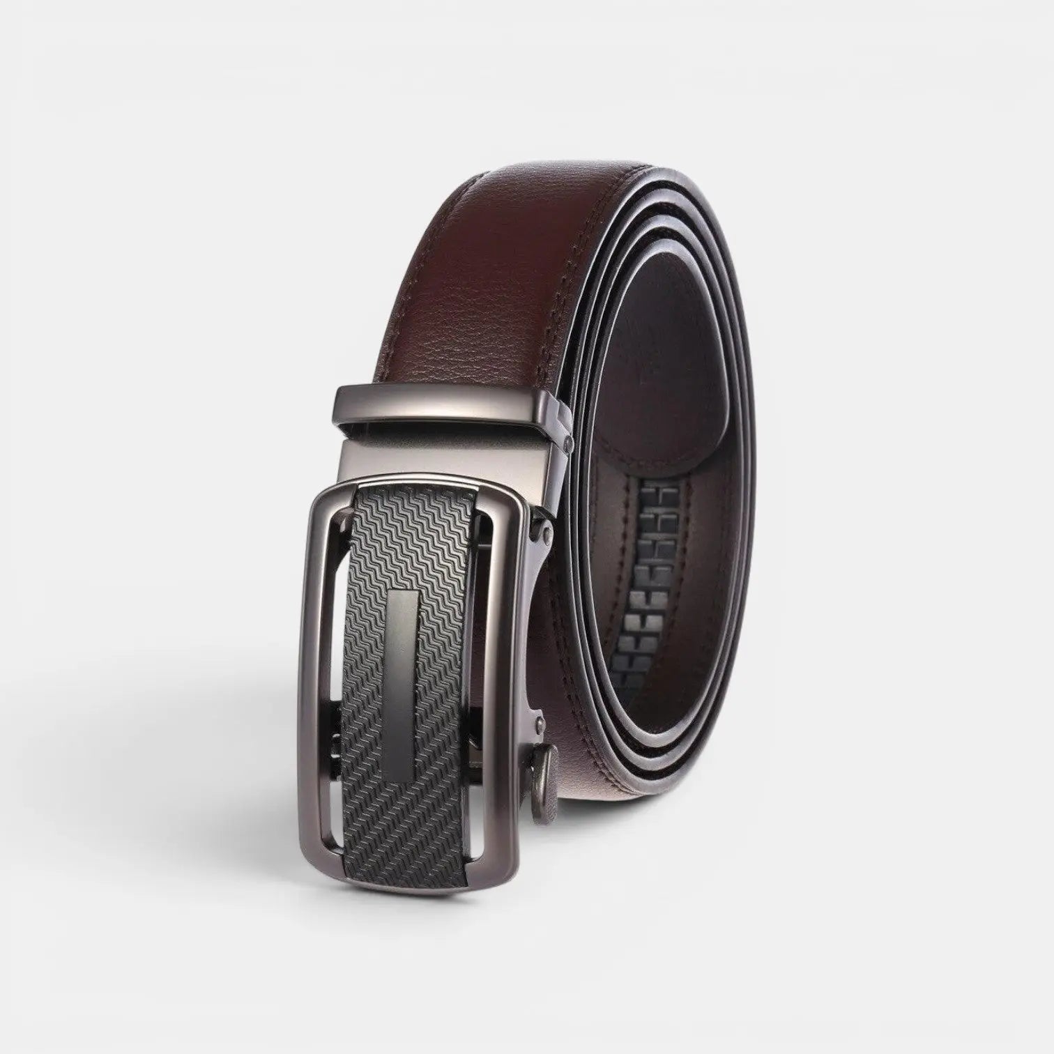 Ceinture Cuir Homme Costume Boucle Automatique Texturée | Kolvex La Maison de la Ceinture