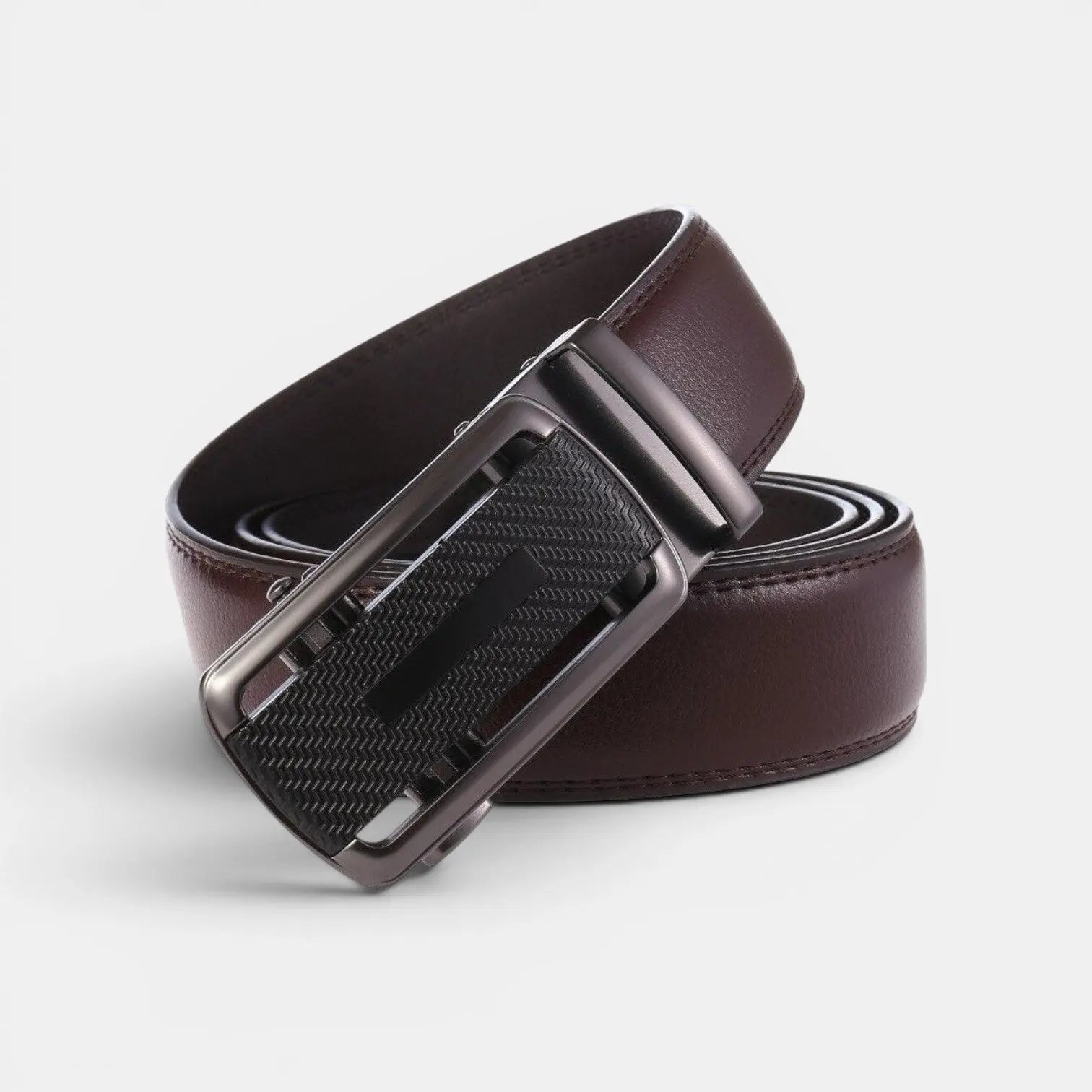 Ceinture Cuir Homme Costume Boucle Automatique Texturée | Kolvex La Maison de la Ceinture