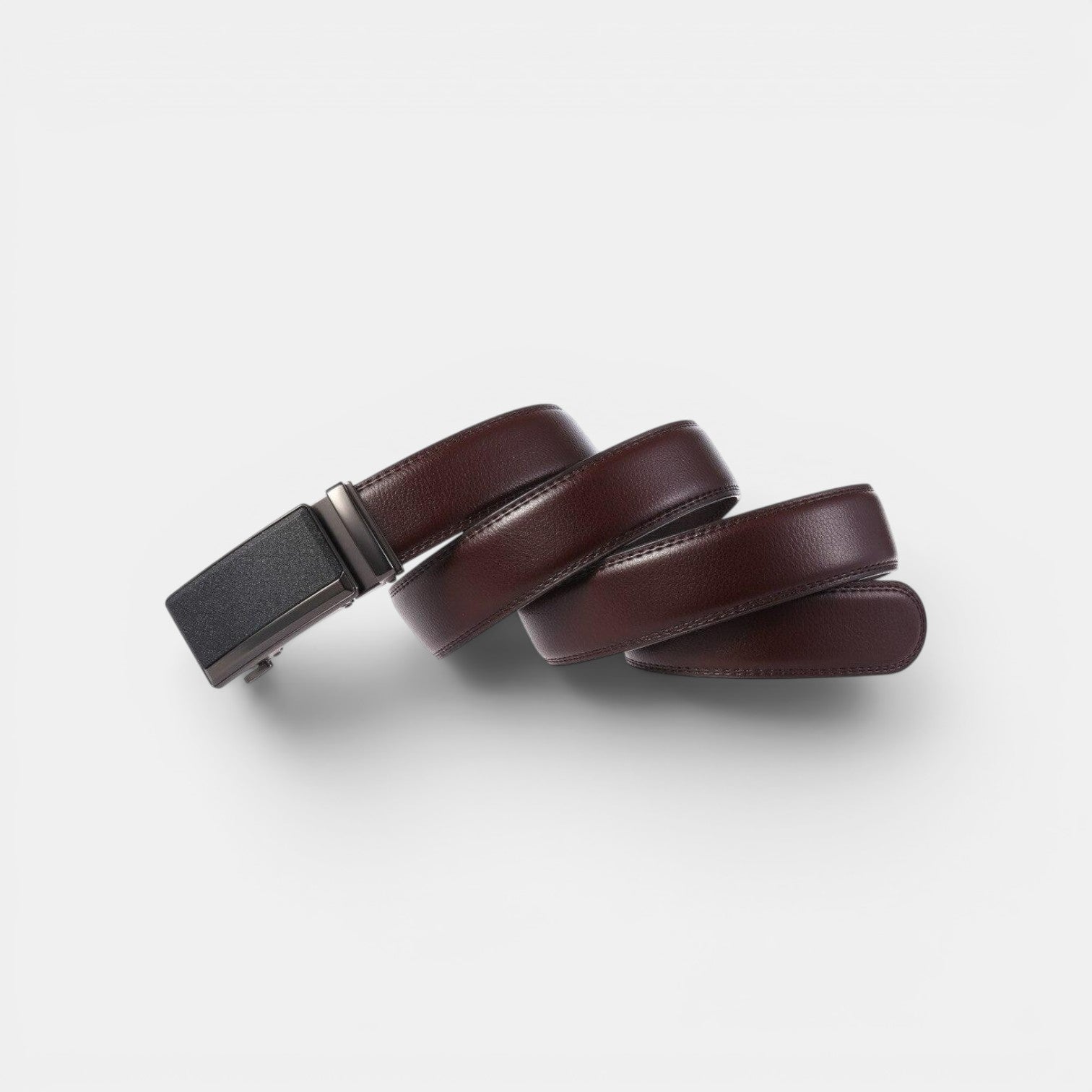 Ceinture Cuir Homme Boucle Automatique Marron | Vorkaën