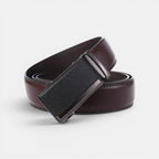 Ceinture Cuir Homme Boucle Automatique Marron | Vorkaën