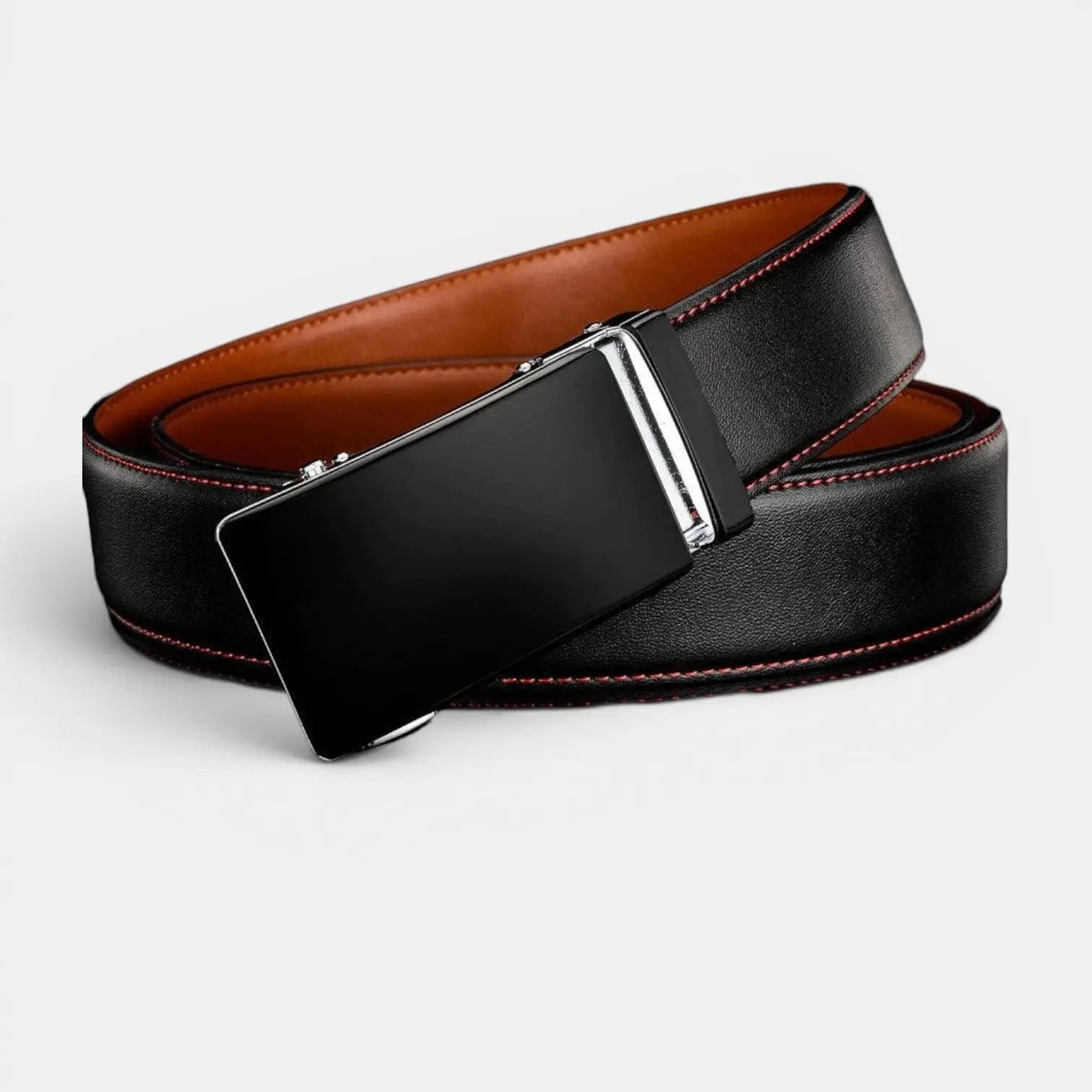 Ceinture Formelle Cuir Lisse Boucle Automatique Homme | Troval La Maison de la Ceinture