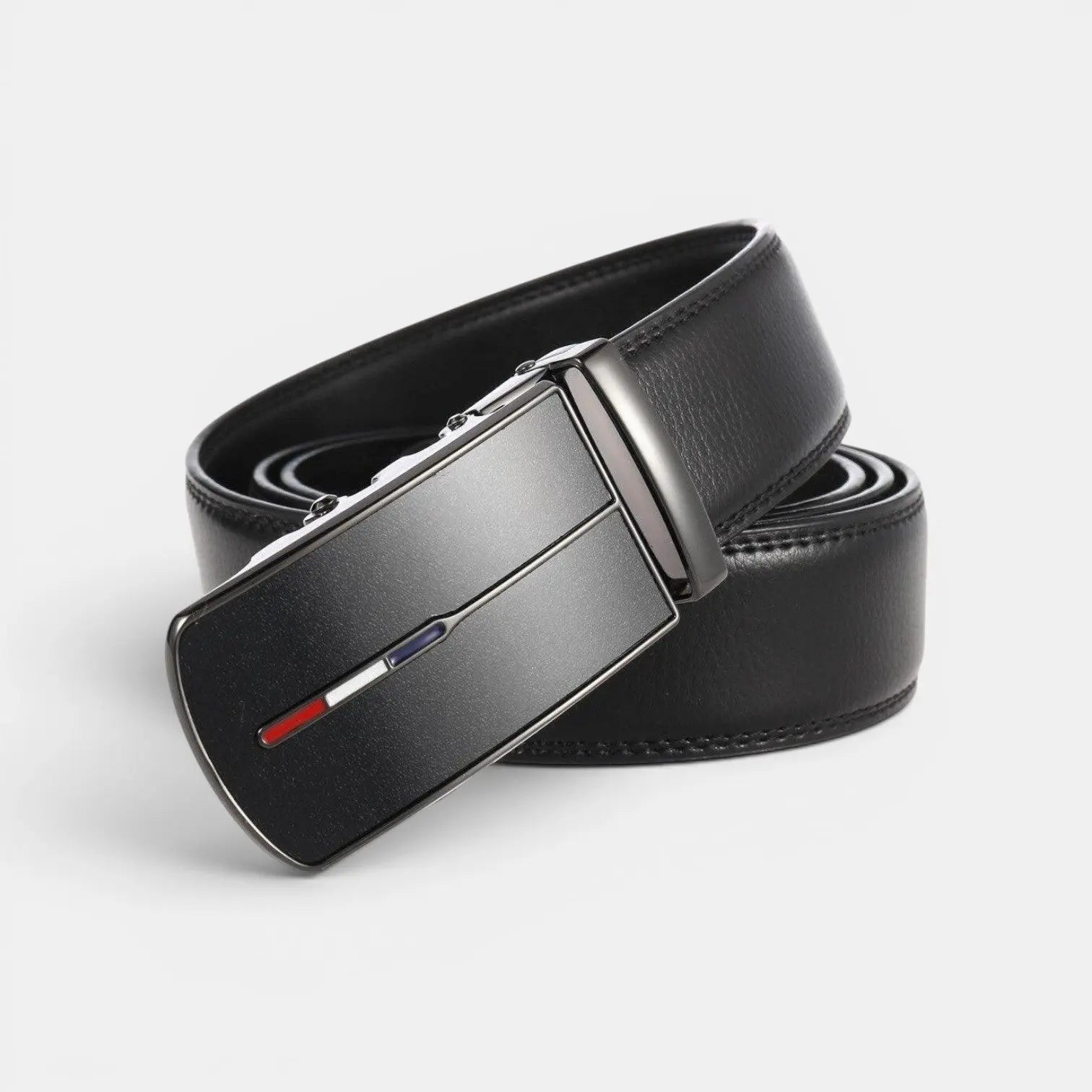 Ceinture Formelle Croûte de Cuir Boucle Automatique Homme | Tavren La Maison de la Ceinture