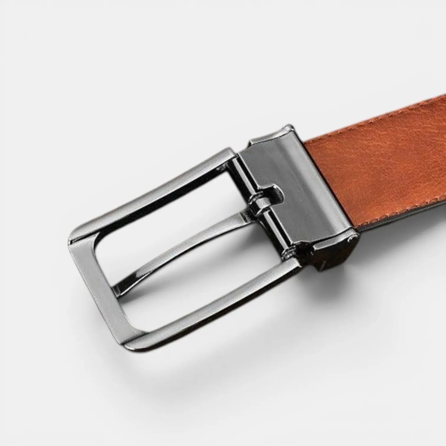 Ceinture Cuir Homme Costume Boucle Ardillon Argentée Élégante | Elvox La Maison de la Ceinture